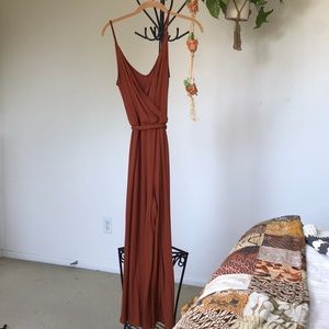 Burnt orange jumpsuit